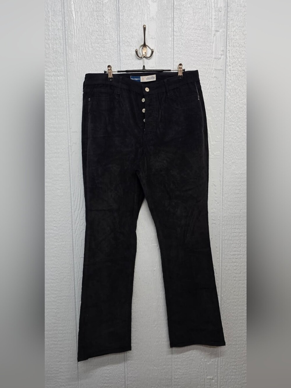 NWOT 14 Old Navy  Black Corduroy Pants
